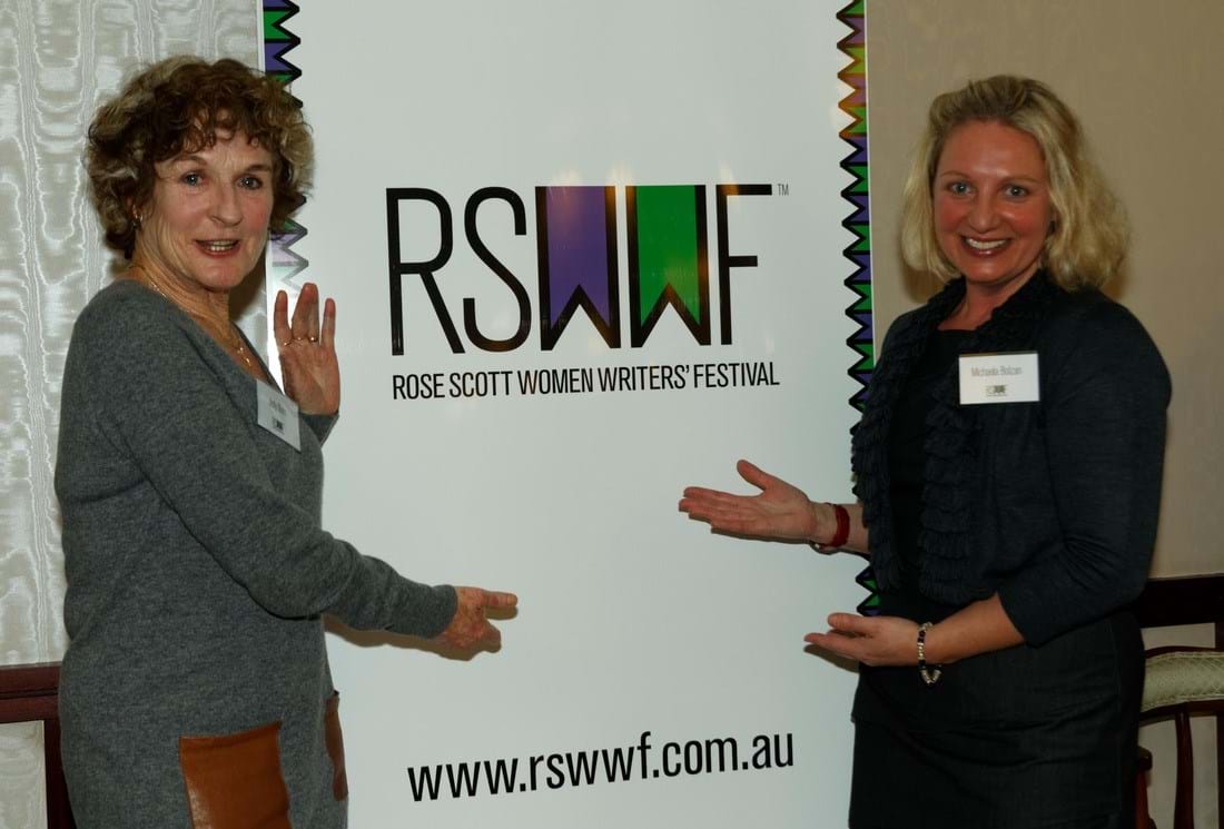 Judy Nunn, actor and author, with Michaela Bolzan, Creative Director